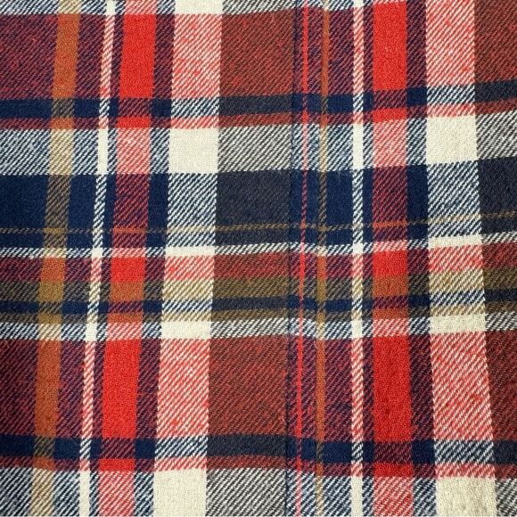 FOG Fear Of God Collection Two Plaid Flannel Button Up Shirt Large - Picture 5 of 6